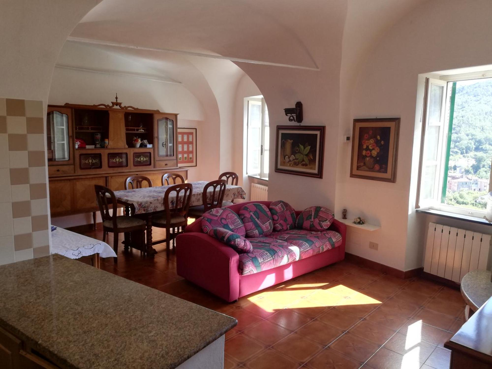 A Ca' Du Risso - Appartamento - Sea & Outdoor For Families, Bikers And Climbers Calice Ligure Екстериор снимка